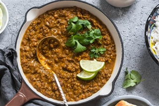 A dish for the plane': a project of Markas and Dr. Schär - lentil curry A dish for the plane': a project of Markas and Dr. Schär - lentil curry