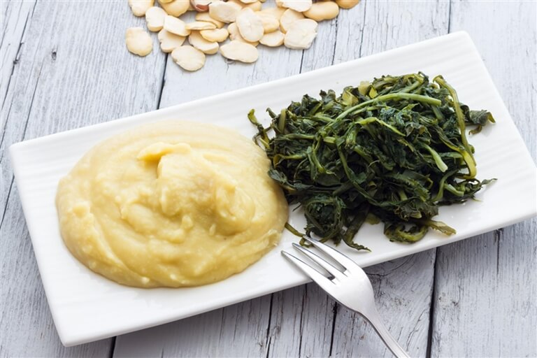 Ricette a basso consumo di sale: Fave e cicorie Ricette a basso consumo di sale: Fave e cicorie