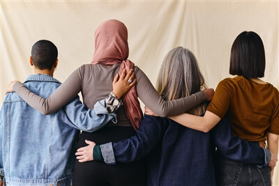 cultural diversity - women hugging cultural diversity - women hugging