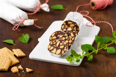 Salame di cioccolato light